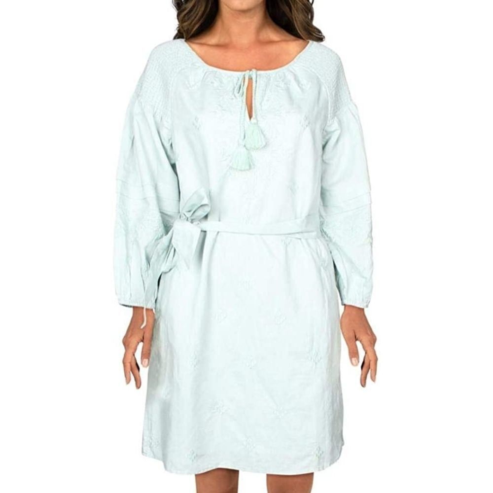 INC Tassel Tie Short Shift Dress